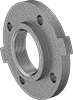 Low-Pressure Aluminum Threaded Pipe Flanges