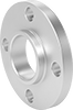 Low-Pressure Aluminum Unthreaded Pipe Flanges
