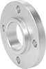 Low-Pressure Aluminum Unthreaded Pipe Flanges