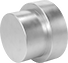 Image of Product. NPT Female. Front orientation. Pipe and Fittings. Low-Pressure Aluminum Threaded Pipe Fittings, Caps, Female, Threaded Fitting Connection.