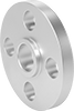 Low-Pressure Aluminum Unthreaded Pipe Flanges