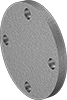 Low-Pressure Aluminum Unthreaded Pipe Flanges