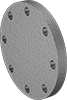 Low-Pressure Aluminum Unthreaded Pipe Flanges