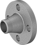 Image of Product. Front. Front orientation. Pipe and Fittings. Low-Pressure Aluminum Unthreaded Pipe Flanges, Flanges, Butt Weld, Flat Surface.