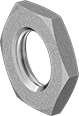 Image of Product. Front orientation. Pipe Locknuts. Low-Pressure Aluminum Threaded Pipe Locknuts.