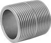 Thick-Wall Stainless Steel Threaded Pipe Nipples and Pipe