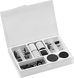 Image of Product. Front orientation. Grinding Bits. Miniature Grinding Bit and Disc Sets .
