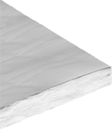 Image of Product. Front orientation. Insulation Sheets. Fiberglass Insulation Sheets and Strips for Buildings, Sheets with Moisture Barrier.