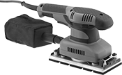 Image of Product. For 3 5/8" × 9" Sheet. Front orientation. 3 5/8" for Sheet Width. Electric Sheet Sanders.