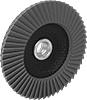 Cool-Sanding Arbor-Mount Flap Sanding Discs for Stainless Steel and Hard Metals