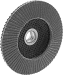Image of Product. Front orientation. Sanding Discs. Cool-Sanding Arbor-Mount Flap Sanding Discs for Stainless Steel and Hard Metals.