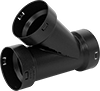 Easy-Access Underground Drain, Waste, and Vent Polyethylene Pipe Fittings for Water