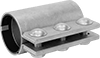 Low-Pressure Galvanized Iron and Steel Clamp-On Pipe Fittings