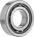 Image of Product. Open. Front orientation. Ball Bearings. High-Precision Angular Contact Ball Bearings, Single Row, Open.