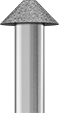 Image of Product. Front orientation. Grinding Bits. Long-Life Grinding Bits for Nonmetals, Style 8.