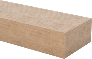 Image of Product. Front orientation. Tight-Tolerance Weldable 954 Bearing Bronze Bar, 1/2" Thick x 1" Wide x 2 Feet Long.
