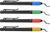 Choose-a-Color Heavy Duty Pocket-Size Changeable-Blade Deburring Scrapers 
