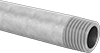 Standard-Wall Galvanized Iron and Steel Threaded Pipe Nipples and Pipe