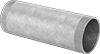 Standard-Wall Galvanized Iron and Steel Threaded Pipe Nipples and Pipe