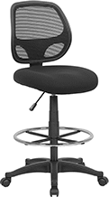 Image of Product. Front orientation. Stools. Swivel Stools with Backrest , Style G.