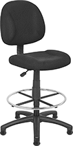 Image of Product. Front orientation. Stools. Swivel Stools with Backrest , Style M.