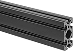 Image of Product. Front orientation. T-Slotted Framing and Fittings. Composite Wood T-Slotted Framing and Fittings, Double Rails.