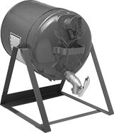 Image of Product. Front orientation. Safety Cans. Safety Cans with Stand, Powder-Coated Steel.