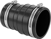 Drain, Waste, and Vent PVC Clamp-On Pipe Fittings for Water
