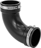 Drain, Waste, and Vent PVC Clamp-On Pipe Fittings for Water