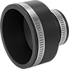 Drain, Waste, and Vent PVC Clamp-On Pipe Fittings for Water