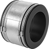 Drain, Waste, and Vent PVC Clamp-On Pipe Fittings for Water