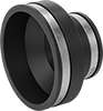 Drain, Waste, and Vent PVC Clamp-On Pipe Fittings for Water