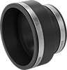 Drain, Waste, and Vent PVC Clamp-On Pipe Fittings for Water