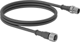 Image of Product. Connector Cable. Front orientation. Metric Circular Cords. Color-Changing Enclosure Strip Lights, For 12V DC, For 24V DC.