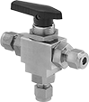 Image of Product. Front orientation. Diverting Valves. Diverting Valves with Yor-Lok Fittings.