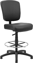 Image of Product. Front orientation. Stools. Swivel Stools with Backrest , Style N.
