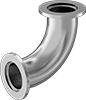 Quick-Clamp High-Vacuum Fittings for Stainless Steel Tubing