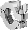 Clamps for Quick-Clamp High-Vacuum Fittings for Stainless Steel Tubing