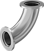 Quick-Clamp High-Vacuum Fittings for Stainless Steel Tubing