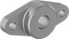 Ready-Mount Bearing Housings with Two-Bolt Flange