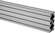 Image of Product. Front orientation. T-Slotted Framing and Fittings. T-Slotted Framing Rails, Double Quad Rails.