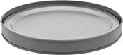 Image of Product. Front orientation. Pans. Spill-Control Pans, Style A.