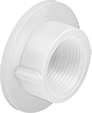 Image of Product. Front orientation. Pipe and Fittings. Spin-Weld Plastic Pipe Fittings for Water, Through-Wall Straight Adapters for Tanks.