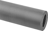 Image of Product. Front orientation. Pipe Insulation. Abrasion-Resistant Silicone Foam Pipe Insulation, Solid Tubes.