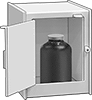 Tabletop Safety Cabinets for Nonflammable Acids and Corrosives