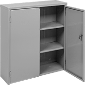 Image of Product. Style C. Front orientation. Cabinets. Wall-Mount Shelf Cabinets, Stationary, Assembled, Style C.