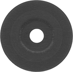 Image of Product. Front orientation. Cutoff Wheels. Angle Grinder Cutoff Wheels for Cutting and Deburring Metal.