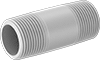 High-Temperature PTFE Pipe Nipples and Pipe for Harsh Chemicals
