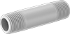 High-Temperature PTFE Pipe Nipples and Pipe for Harsh Chemicals
