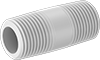 High-Temperature PTFE Pipe Nipples and Pipe for Harsh Chemicals